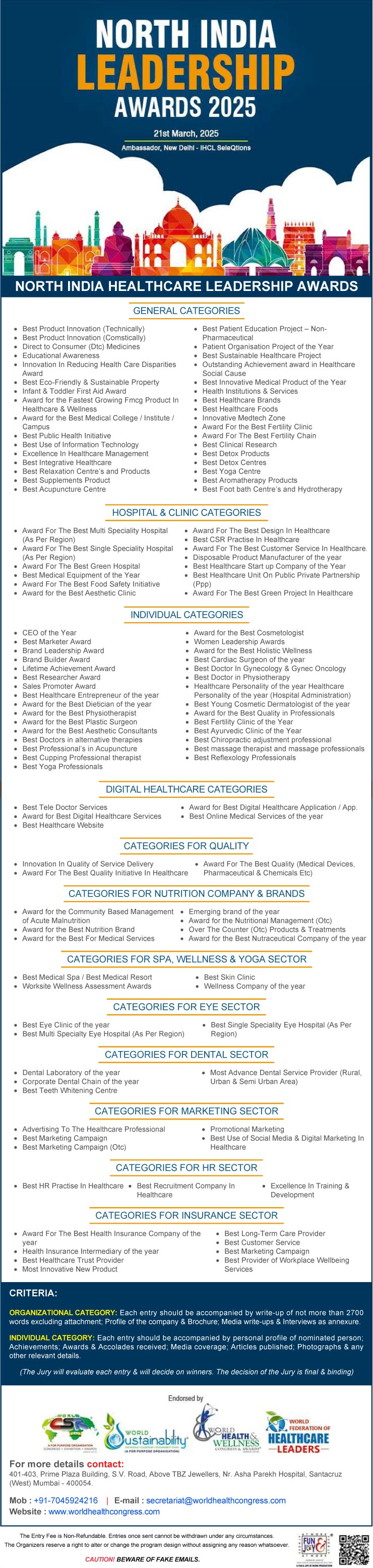 World Health & Wellness Congress & Awards